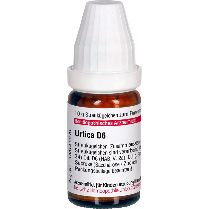 Urtica D6 DHU Globuli, 10 g Globules