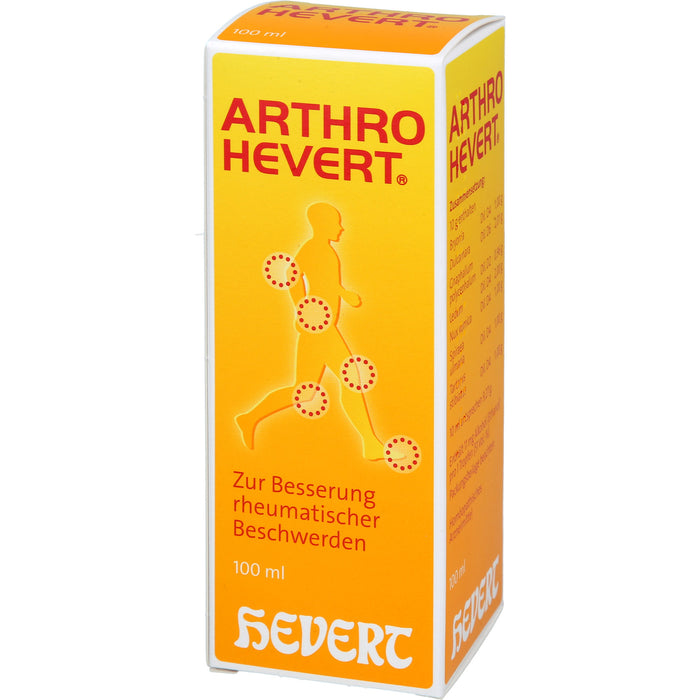 Arthro Hevert bei rheumatischen Schmerzen und eingeschränkter Beweglichkeit, 100 ml Tropfen