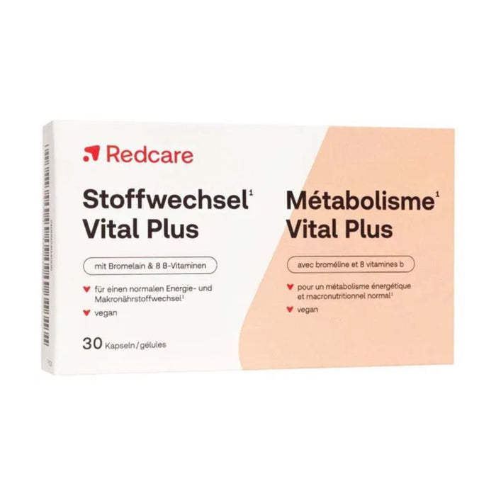Redcare Stoffwechsel Vital Plus Kapseln, 30 St. Kapseln
