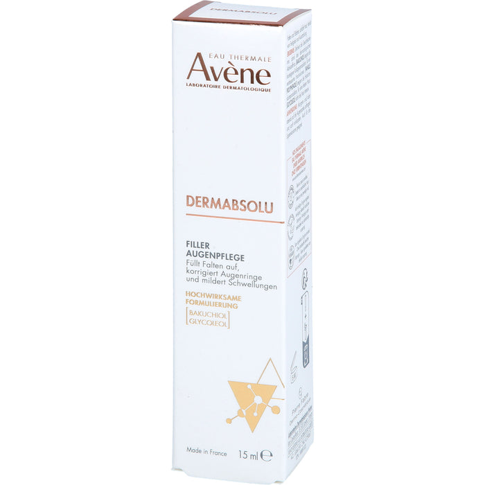 Avène Dermabsolu Filler Augenpflege - Anti-Aging Pflege mit Bakuchiol, 15 ml Crème