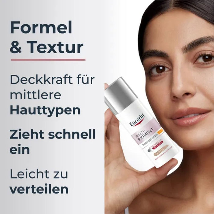 Eucerin Anti-Pigment getönte Tagespflege LSF 30 mittel, 50 ml Cream