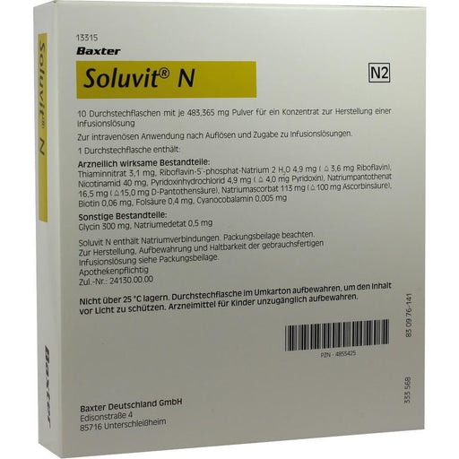 SOLUVIT N Pulver, 10 St. Flaschen