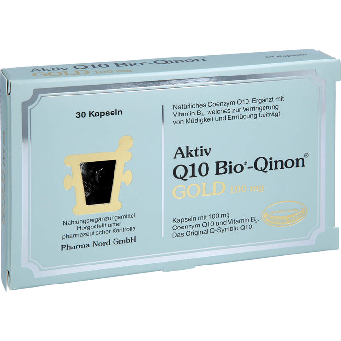 Pharma Nord Q10 Bio-Qinon Gold 100 mg Kapseln, 30 pc Capsules