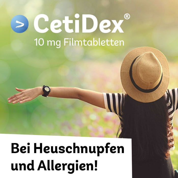CetiDex 10 mg Tabletten bei Allergien, 20 pcs. Tablets