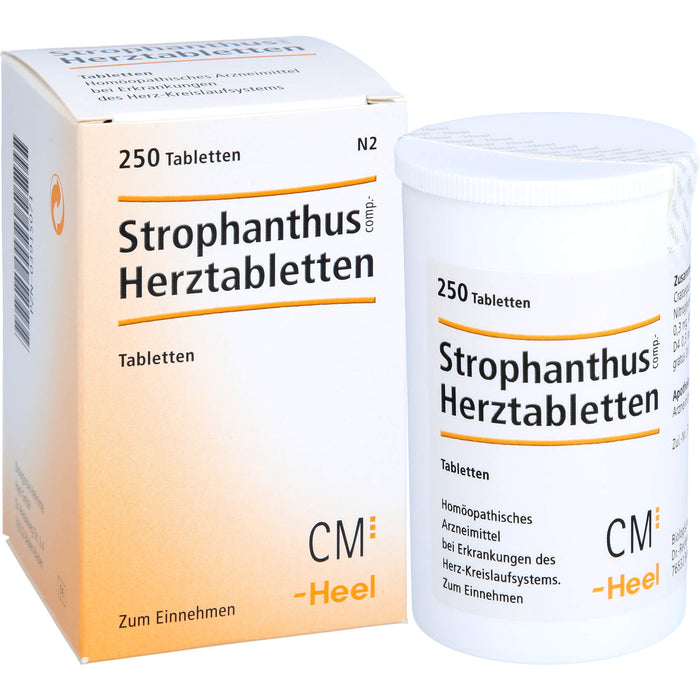 Strophantus comp. Herztabletten Heel, 250.0 St. Tabletten
