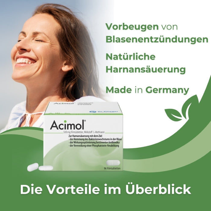 Acimol 500 mg  mit pH-Teststreifen, 48 St. Tabletten