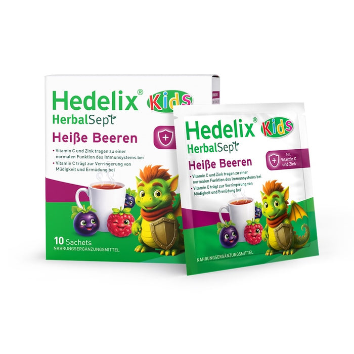 Hedelix HerbalSept Heiße Beeren Kids, 10 St. Beutel