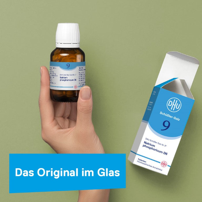 DHU Schüßler-Salz Nr. 9 Natrium phosphoricum D6, 80 pcs. Tablets