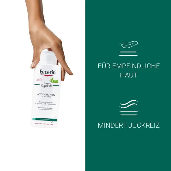 Eucerin Dermo Capillaire Anti-Schuppen Gel Shampoo, 250 ml Shampoo