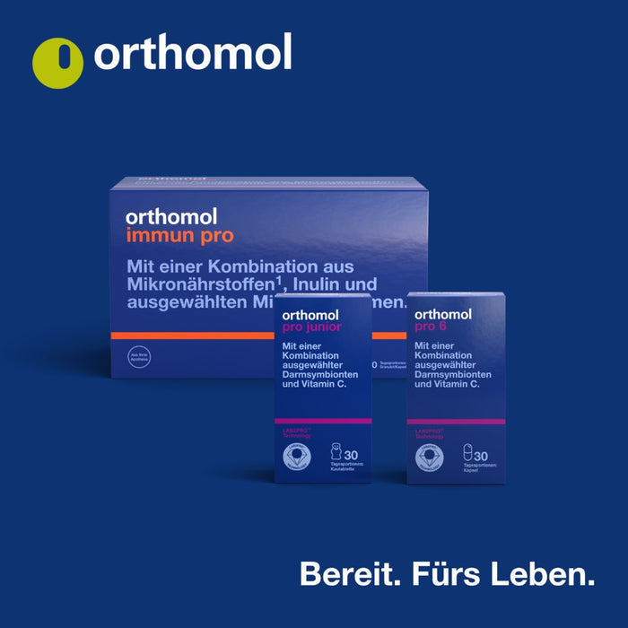 Orthomol Pro metabol - enthält eine Kombination ausgewählter Darmsymbionten und Zink, 30 St. Tagesportionen