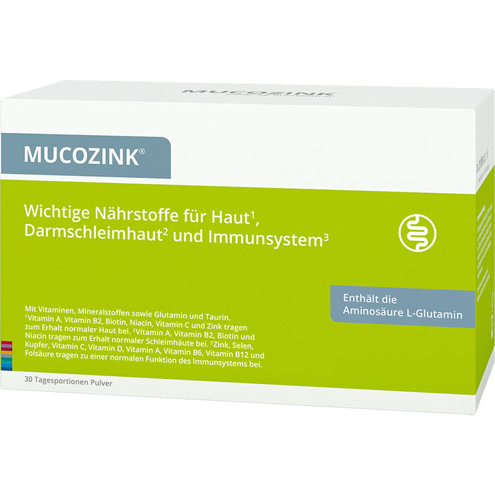 MUCOZINK Tagesportionen Pulver für Haut und Darmschleimhaut, 30 St. Beutel