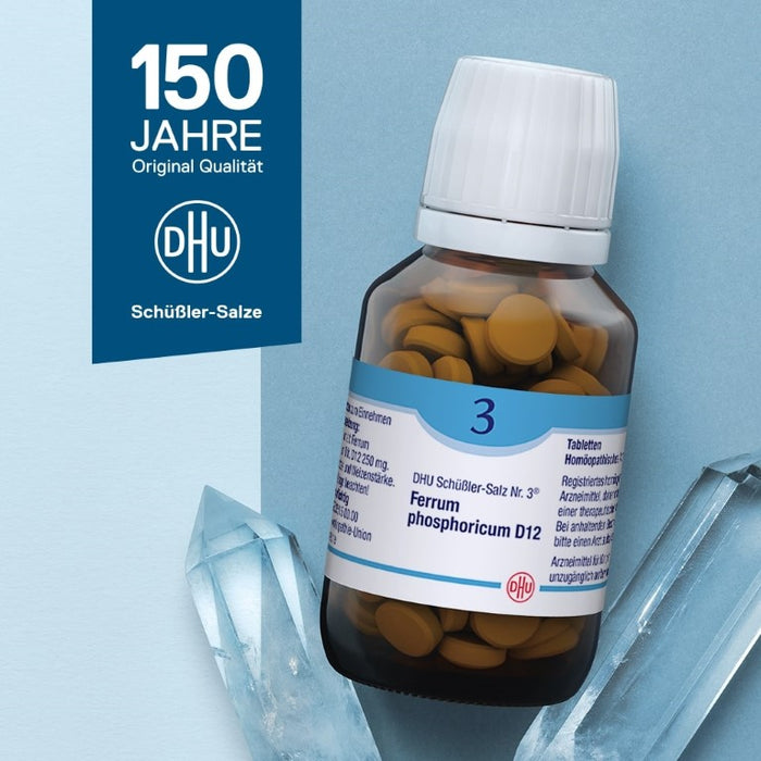 DHU Schüßler-Salz Nr. 3 Ferrum phosphoricum D6, 200 St. Tabletten