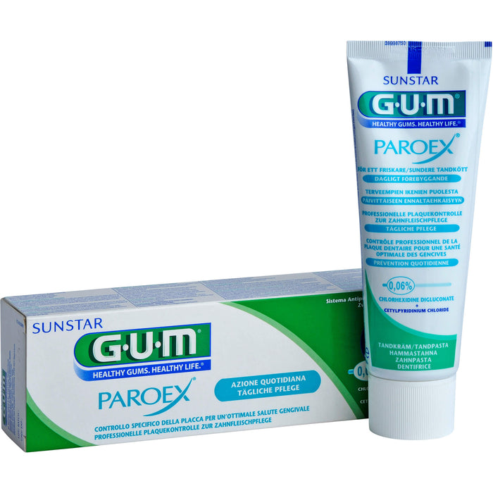 GUM Paroex 0,06% CHX Zahnpasta, 75 ml Toothpaste