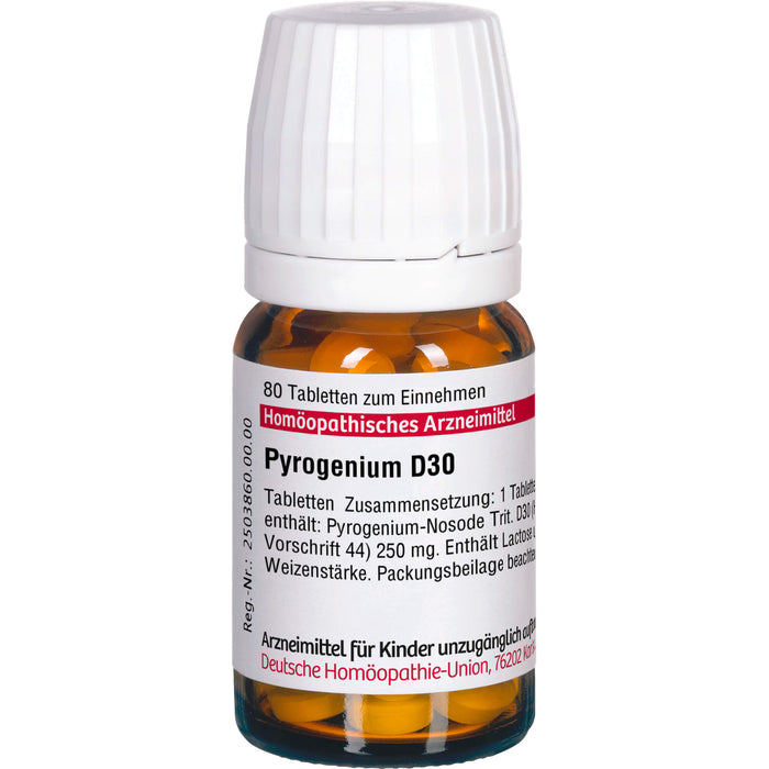 Pyrogenium D30 DHU Tabletten, 80 pc Tablettes