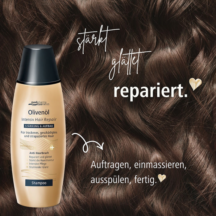 Medipharma Cosmetics Olivenöl Intensiv Hair Repair Shampoo, 200 ml Shampoo
