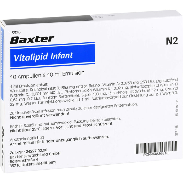 FrekaVit fettlöslich Infant, 10X10 ml EMU