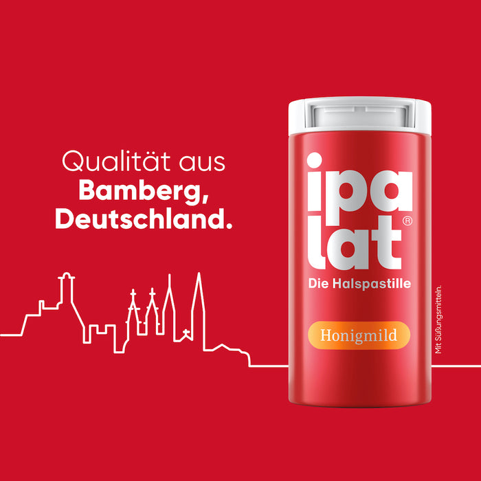 ipalat Die Halspastille Honigmild, 120 St. Pastillen