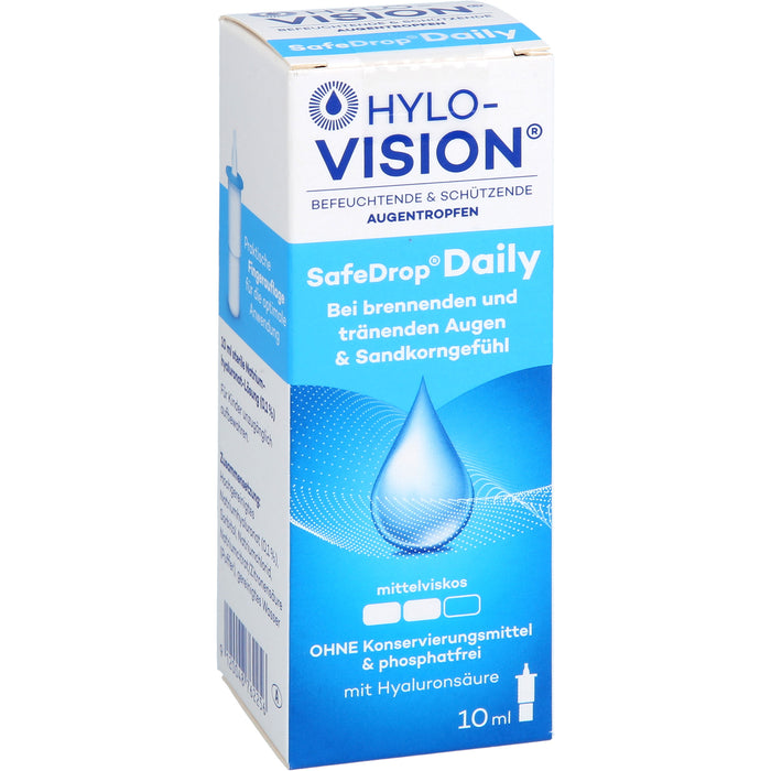 HYLO-VISION SafeDrop Daily Augentropfen, 10 ml Tropfen