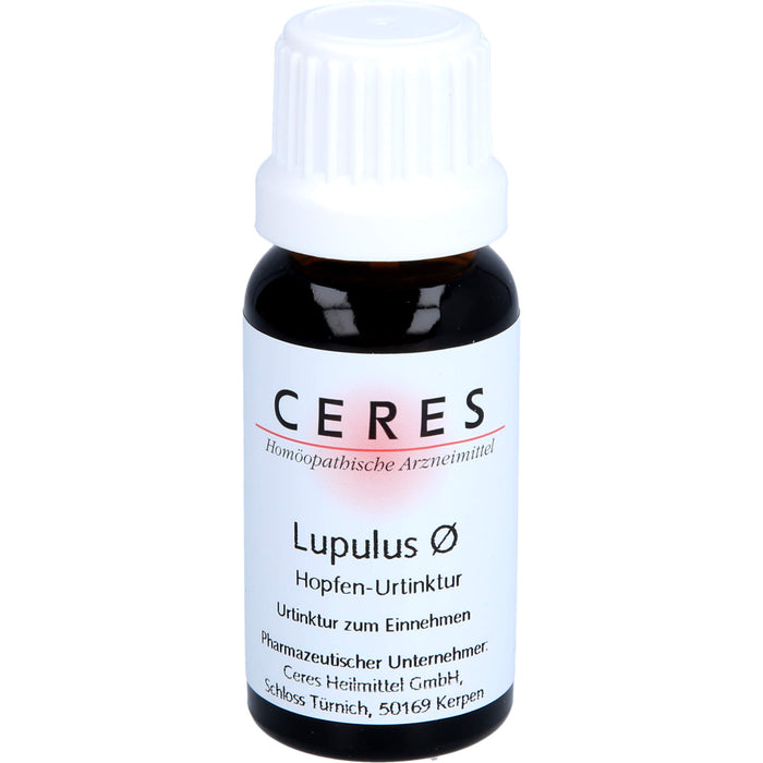 CERES Lupulus Urtinktur, 20 ml Solution