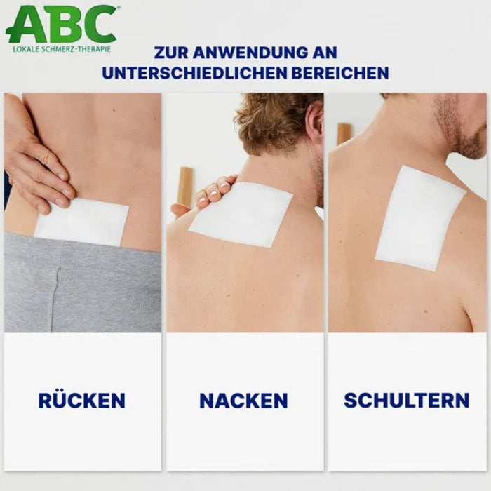 ABC Wärme-Pflaster sensitiv zur Linderung von Muskelschmerzen, 4 pcs. Patch