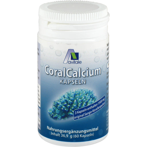 Avitale Coral Calcium Kapseln 500 mg, 60 St. Kapseln