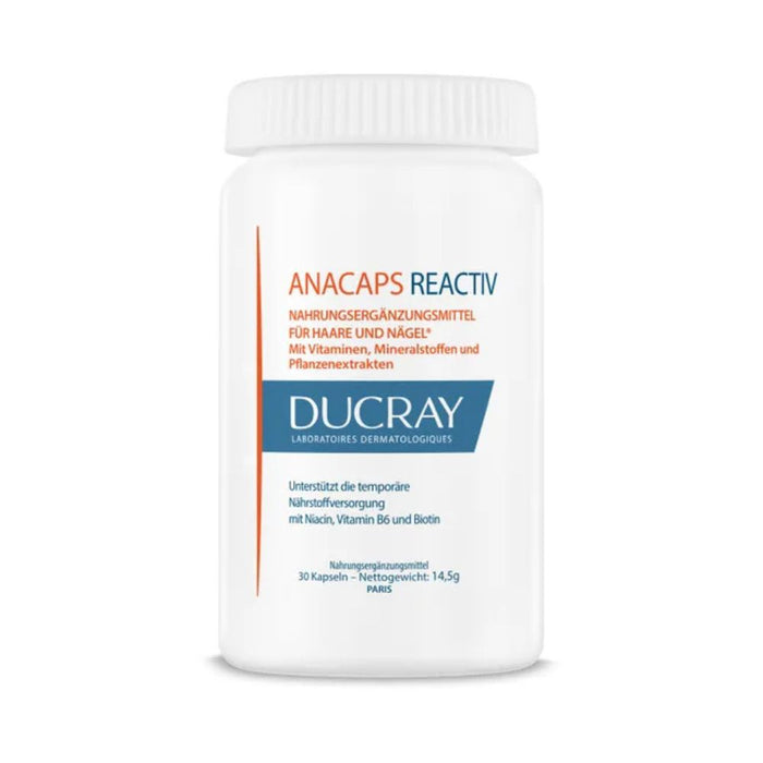 DUCRAY Anacaps Reactiv Kapseln für Haare und Nägel, 30 pc Capsules