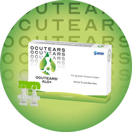 OCUTEARS Alo+ Augentropfen bei sensiblen Trockenen Augen mit Hyaluronsäure und Aloe vera, 15 St. Einzeldosispipetten