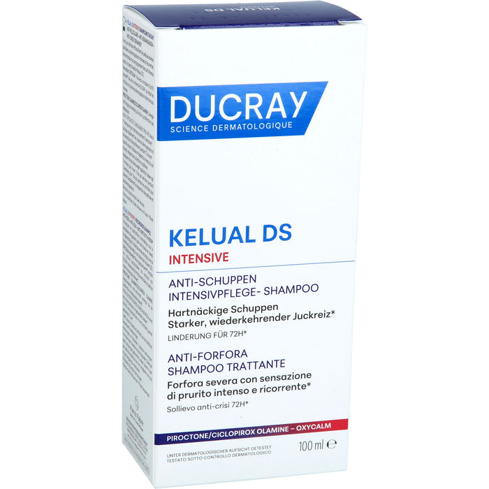 DUCRAY KELUAL DS Intensive Anti-Schuppen Intensivpflege-Shampoo, 100 ml Shampoo