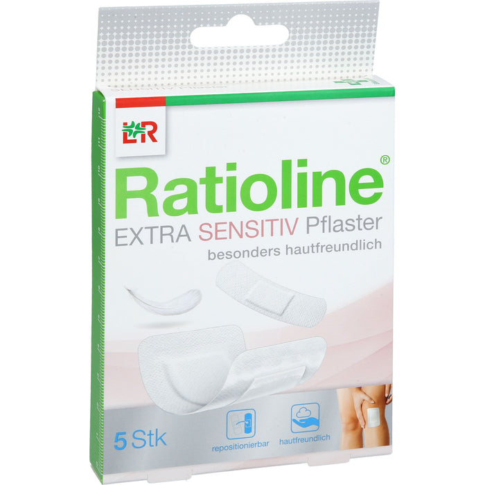 Ratioline Extra Sensitiv Pflaster in 2 Größen, 5 pc Pansement