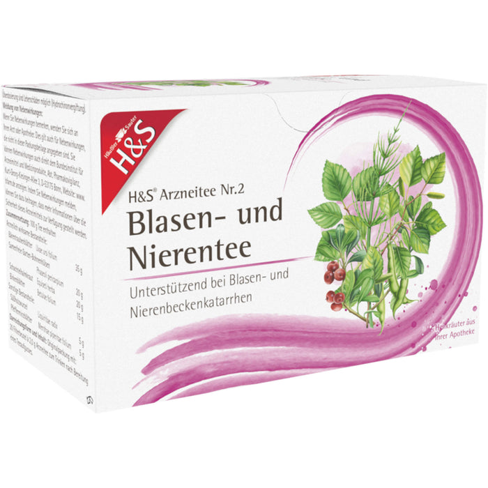 H&S Blasen- und Nierentee Arzneitee Nr. 2, 20 St. Filterbeutel