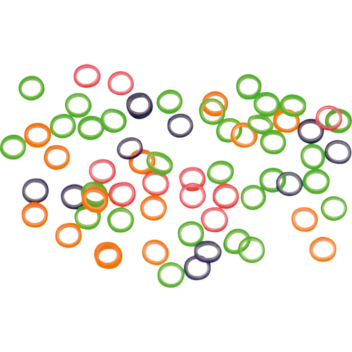 Megadent Zahnspangengummis bunt 5 / 16 Med 7,95 mm Latex, 100 St. Packung