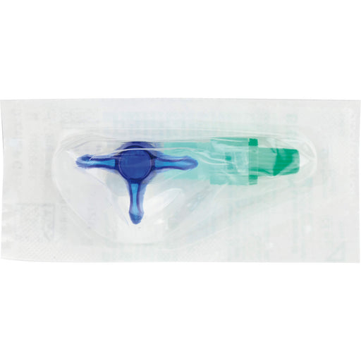 Discofix C Dreiwegehahn blau, 1 St 