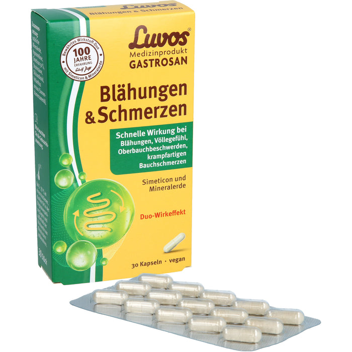 Luvos Gastrosan Kapseln bei Blähungen & Schmerzen, 30 St. Kapseln