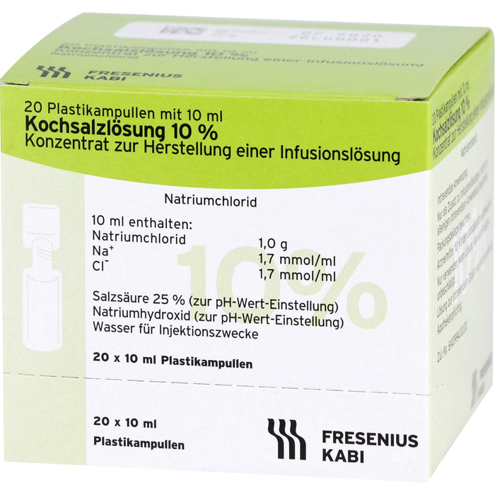 Fresenius Kochsalzlösung 10 % Konzentrat, 200 ml Solution
