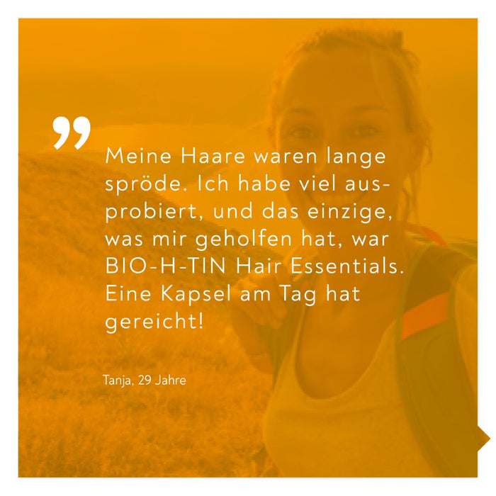 BIO-H-TIN Hair Essentials Mikronährstoff-Kapseln für die Haare, 90 St. Kapseln