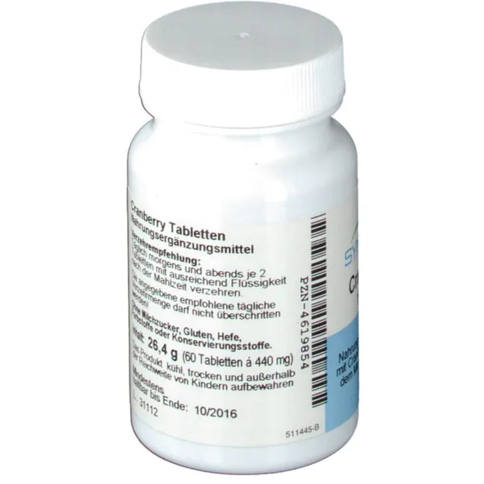 SYNOMED Cranberry Tabletten, 60 pcs. Tablets