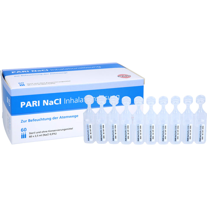 PARI NaCl Inhalationslösung, 60 pc Ampoules