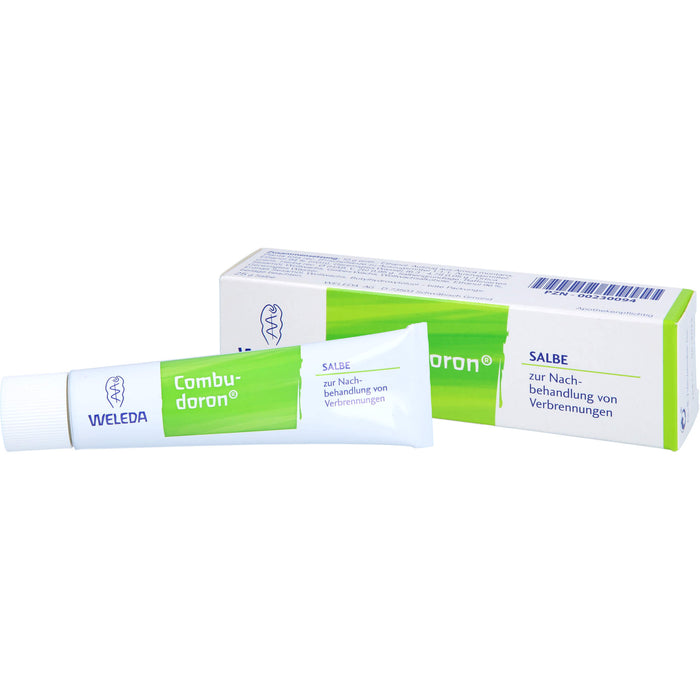 WELEDA Combudoron Salbe zur Nachbehandlung von Verbrennungen und Sonnenbrand, 25 g Ointment