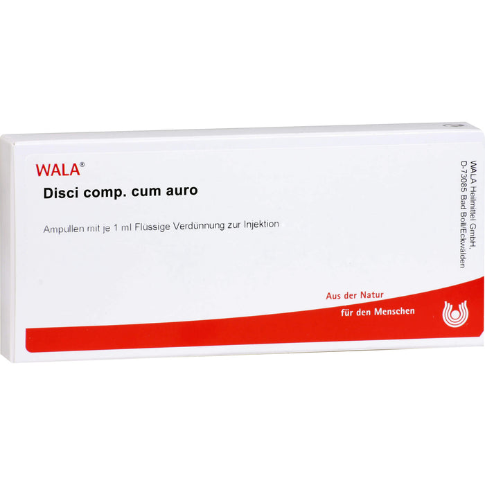 WALA Disci comp. cum Auro flüssige Verdünnung, 10 St. Ampullen