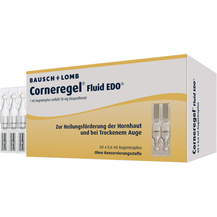 Corneregel Fluid EDO Augentropfen, 60 pc Pipettes à dose unique