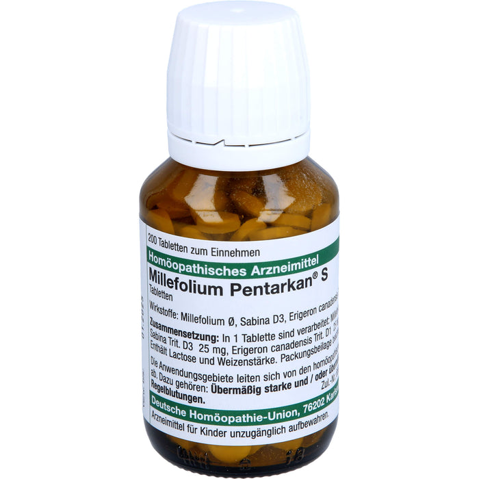 Millefolium Pentarkan S Tabletten, 200 pcs. Tablets