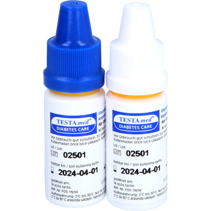 TESTAmed GlucoCheck Advance Kontrolllösung, 4 ml Lösung