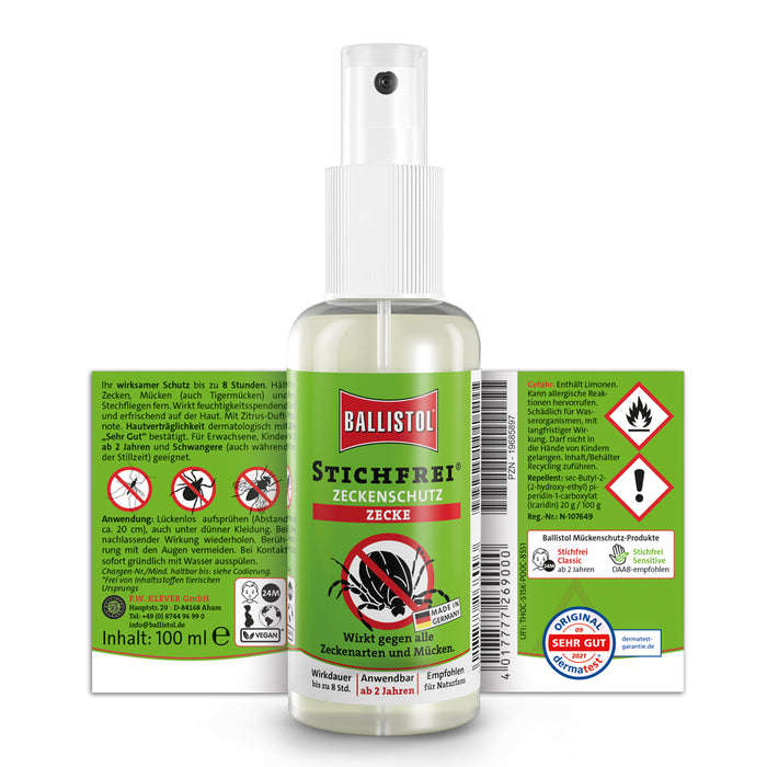 Stichfrei Zeckenschutz Pumpspray, 100 ml Spray