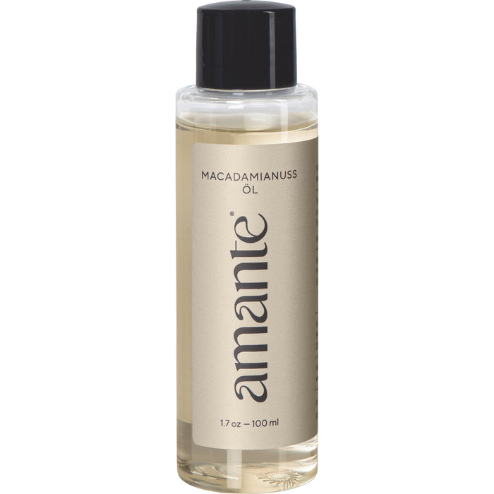 Macadamianussöl 100 % rein - Hautpflegeöl Amante, 100 ml OEL