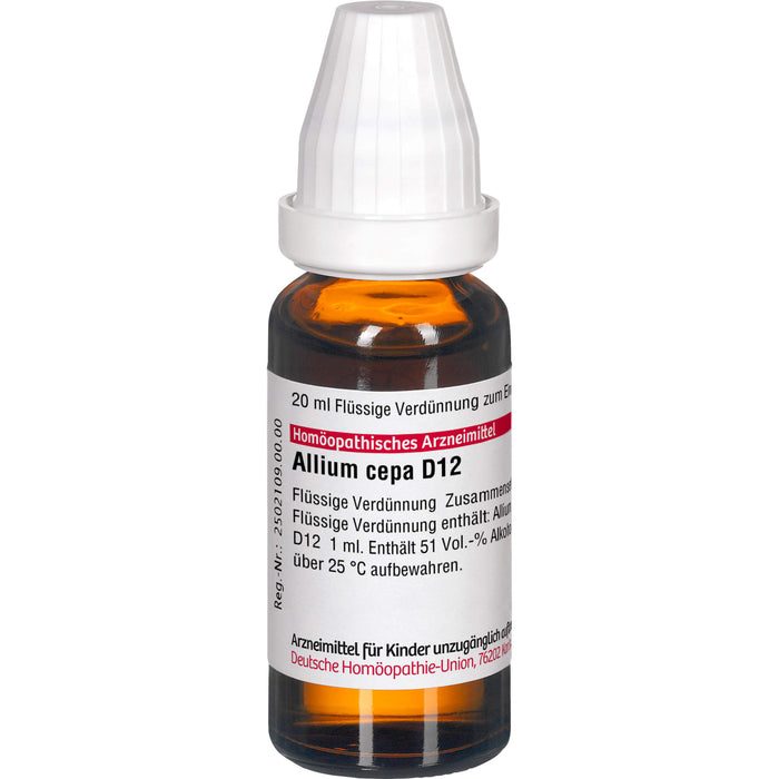DHU Allium cepa D12 Dilution, 20 ml Solution