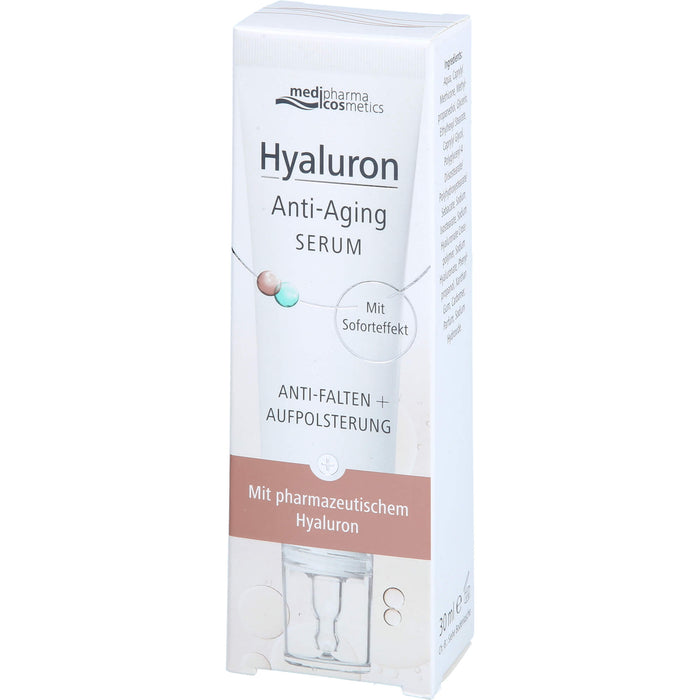 Medipharma Cosmetics Hyaluron Anti-Aging Serum Anti-Falten und Aufpolsterung, 30 ml Gel