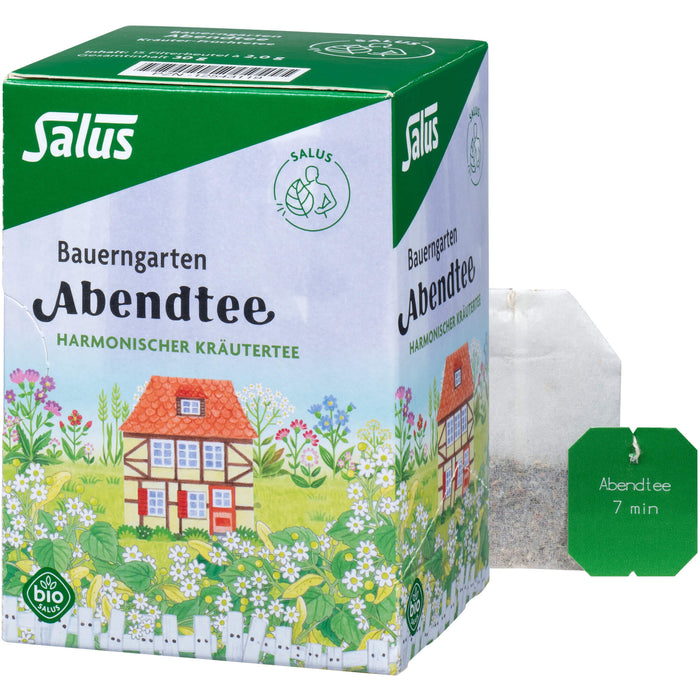 Salus Bauerngarten-Tee Abendtee Kräutertee, 15 pcs. Sachets
