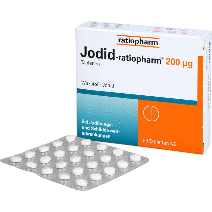 Jodid-ratiopharm 200 µg Tabletten, 50 pcs. Tablets