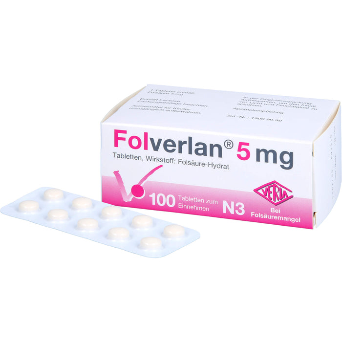 Folverlan 5 mg Tabletten, 100 pc Tablettes