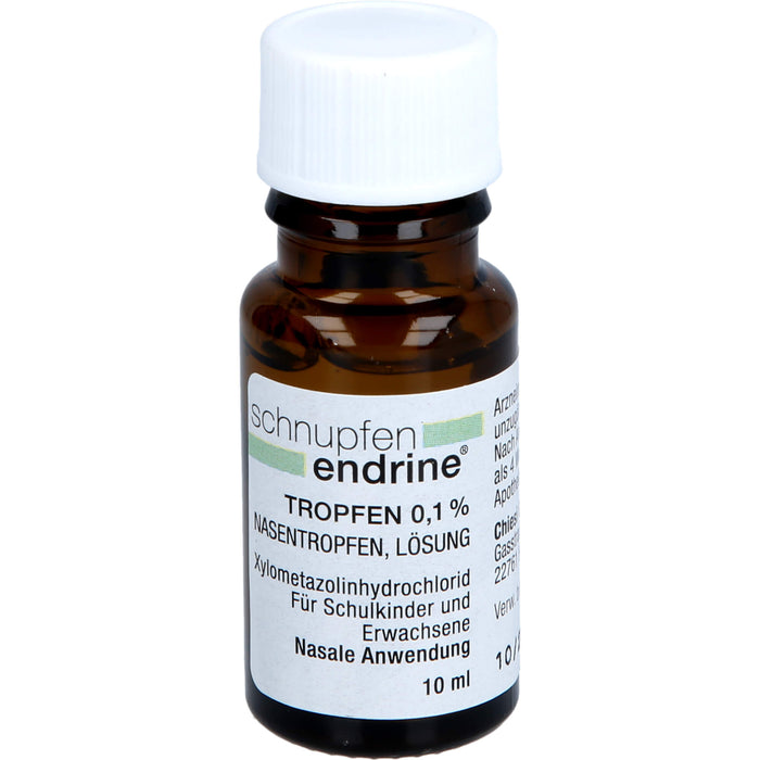 schnupfen endrine Tropfen, 10 ml Solution